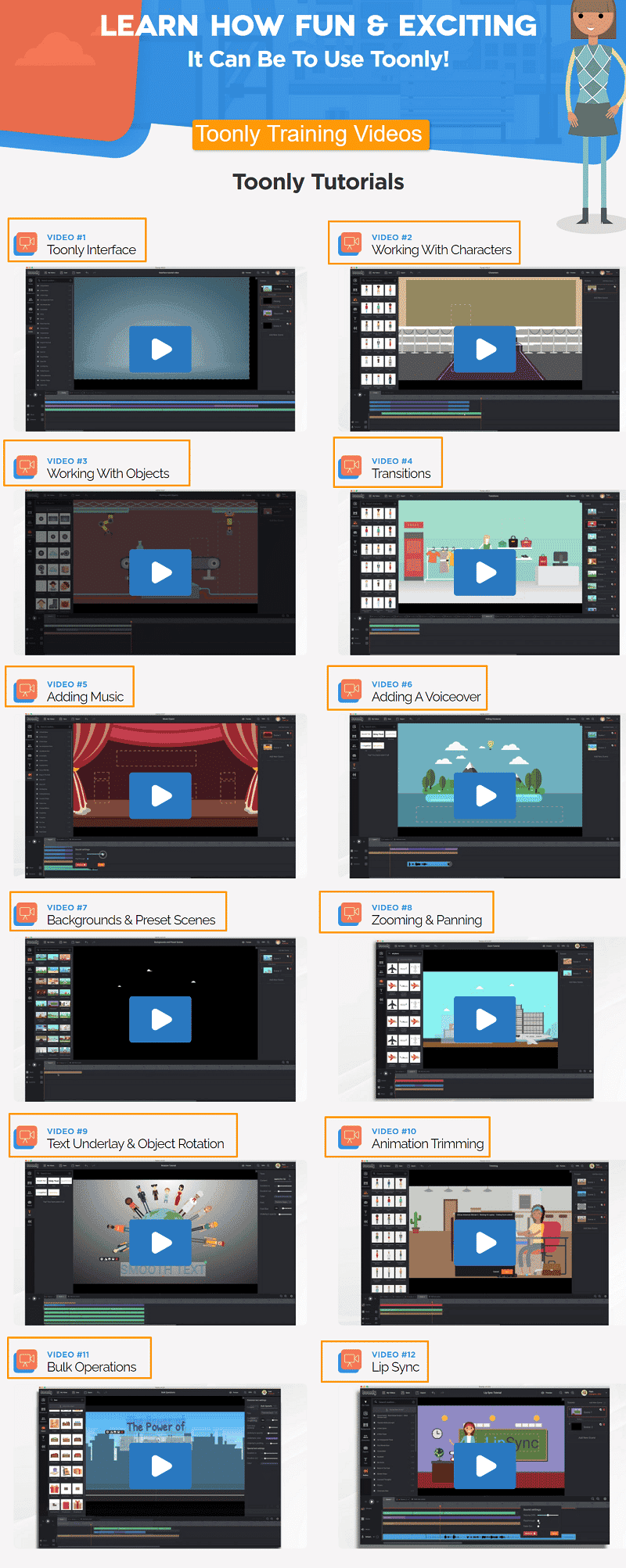 Toonly Training Videos
